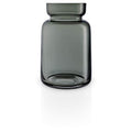 omcriSilhouette Glass Vase H8.5cm Mouth Blown Smoke Glass Dishwasher-Safe