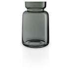 omcriSilhouette Glass Vase H8.5cm Mouth Blown Smoke Glass Dishwasher-Safe