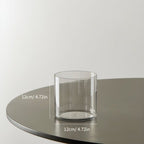Contemporary Circular Acrylic Vase • Drop-Resistant Design • Ideal for Hydroponic Plants • Excellent Gift for Spouse • Perfect for Living Rooms, Windowsills, Offices, Desktops, Bedrooms, Kitchens