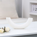 Elegant Vase Nordic Style 1pc Simple and Elegant Vase Furniture | High-End Living Room Soft Decoration Creative Accent