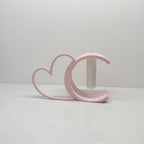 2pcs Heart Shaped Hollow Vase - Hollow Heart Design Plastic Vase Suitable for Small Bouquets, Roses, Tulips, Tabletop Centerpiece for Decor, Wedding,, for Table Centerpiece, Hollow Vase for Floral Arrangements